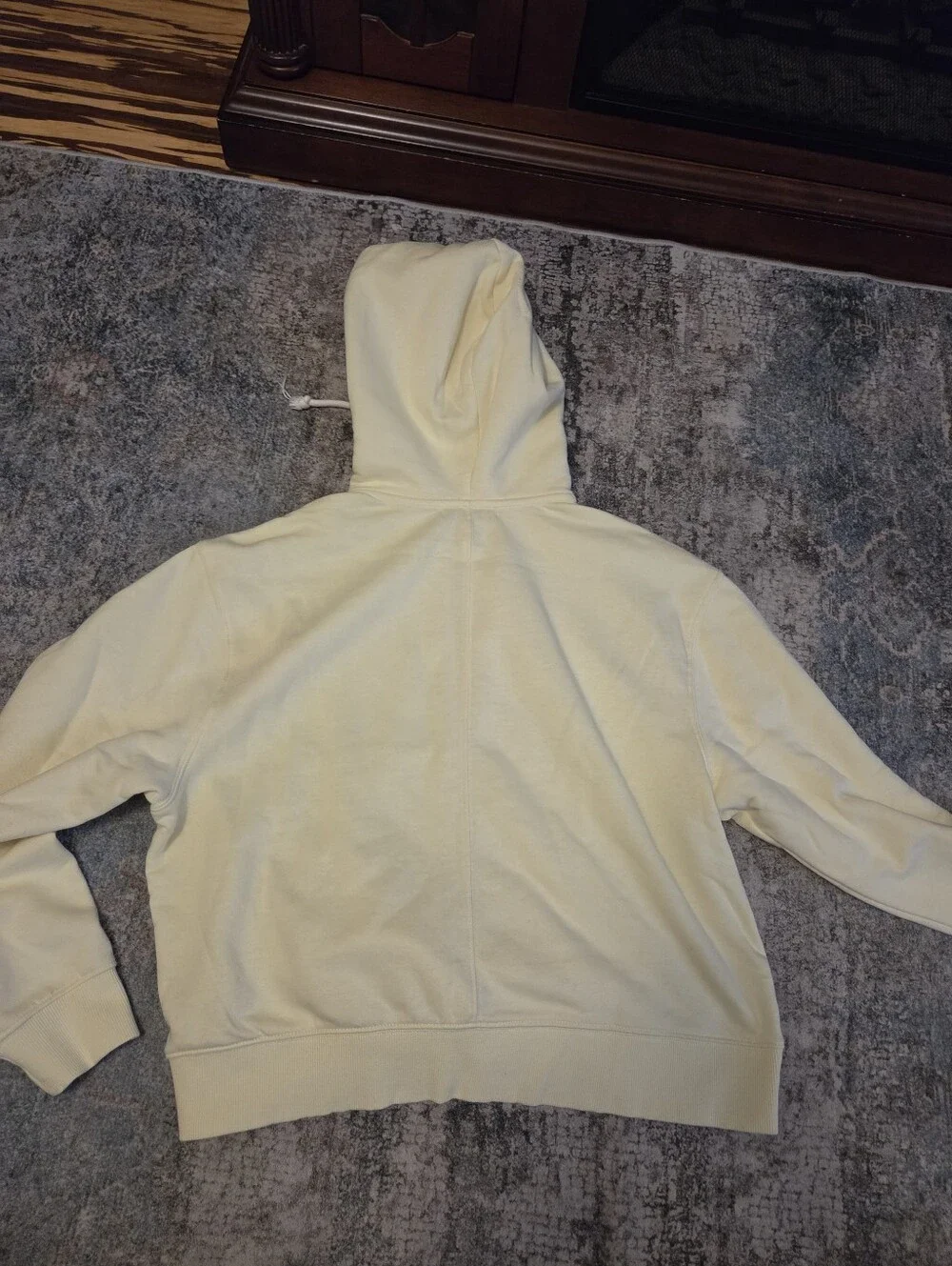 Arizona Jean Company Light Yellow Zip-Up Hoodie Size XS